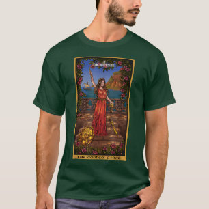 Godden cirkulerar Magician Tarot Card Pagan Wi T Shirt