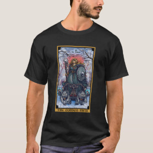 Godderas Freyja, Chariot Tarot Card Norse Pa T Shirt
