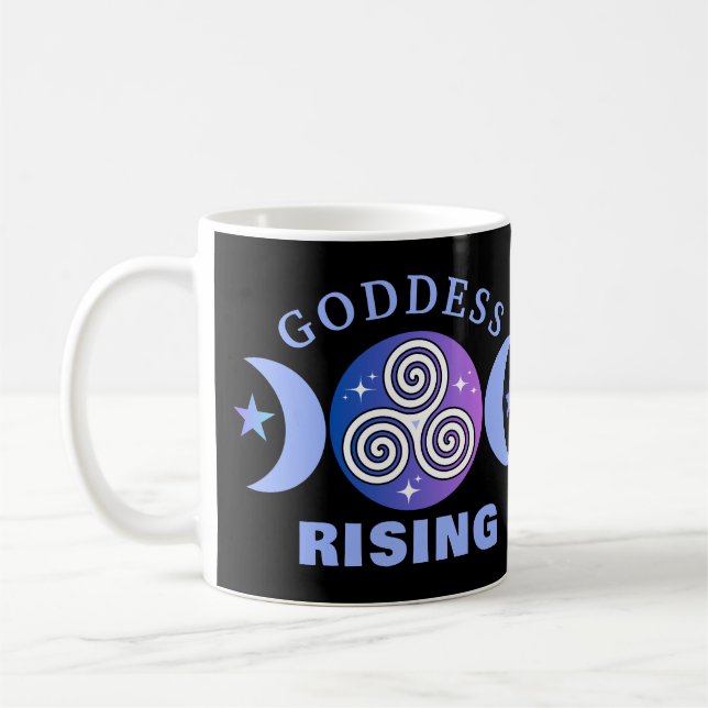 Godderas Stigning Mugg - Lila och blå myst (Vänster)