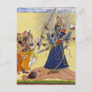Goddes Bhadrakali Worsend by the Gods 1675 Vykort