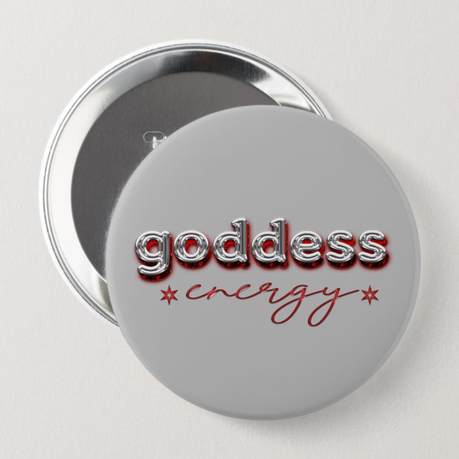 Goddes Energy Knapp (Framsida & baksida)