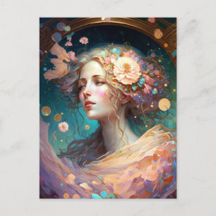 Goddes Fantasy Art Postcard Vykort