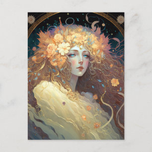 Goddes Fantasy Art Postcard Vykort