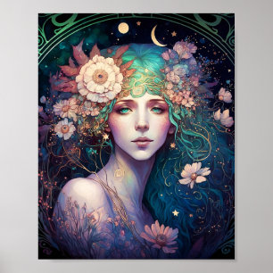 Goddes Fantasy Art Poster
