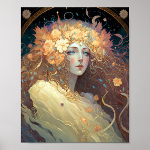 Goddes Fantasy Art Poster