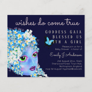 Goddes GAIA Fantasy Art Flower Baby Shower