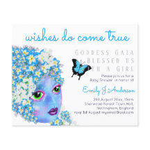 Goddes GAIA Fantasy Art Flower Baby Shower