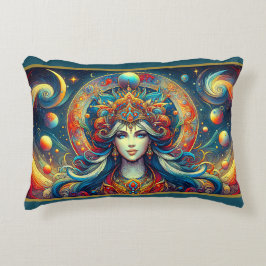 Goddes Head Flowing turkos Hair April - Prydnadskudde