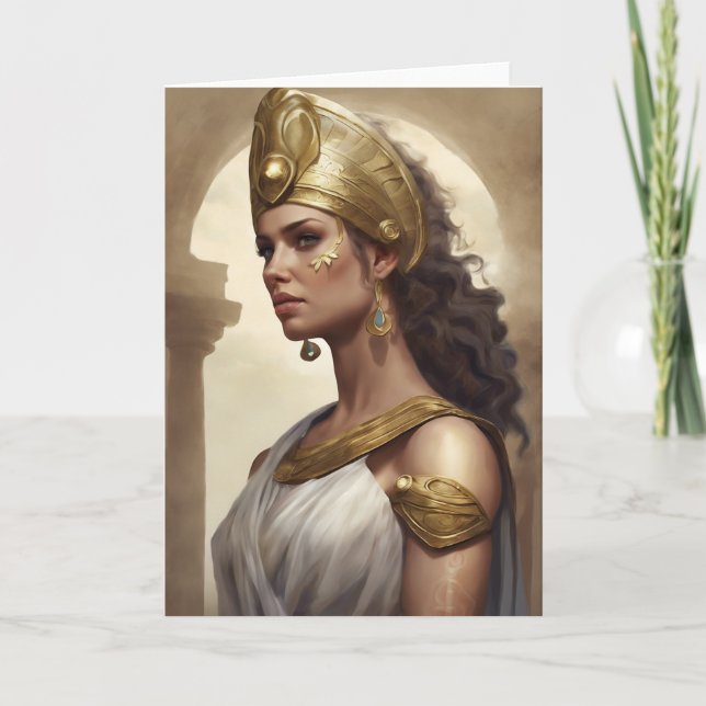 Goddes Hera Greeting Card Tack Kort (Framsida)