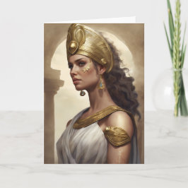 Goddes Hera Greeting Card Tack Kort