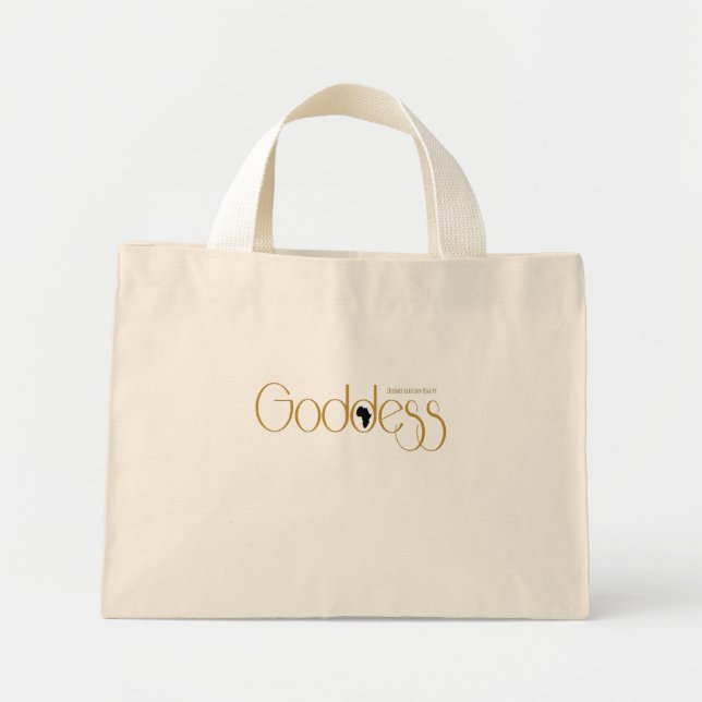 Goddes Magazine Tote Bag Mini Tygkasse (Framsidan)