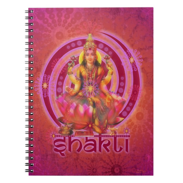 Goddes SHAKTI / LAKSHMI Anteckningsbok (Framsidan)