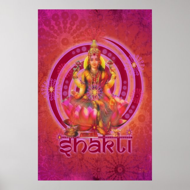 Goddes SHAKTI / LAKSHMI Poster (Framsidan)