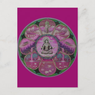 Goddes Tara Mandala-vykort Vykort