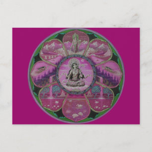 Goddes Tara Mandala-vykort Vykort