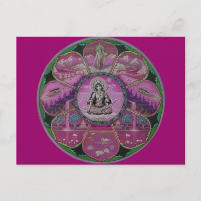 Goddes Tara Mandala-vykort Vykort (Framsida)
