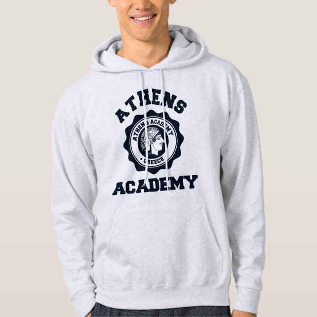 Goddess Athena - Atenakademiens seal Hoodie (Framsida)