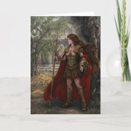 Goddess Athena-kort av konstnären Lindsay Archer Kort