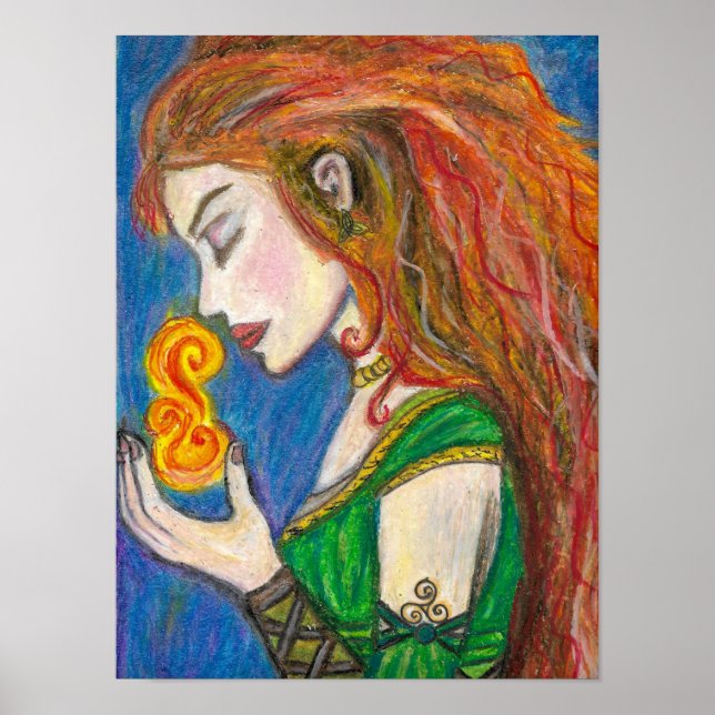 Goddess Brigid Poster (Framsidan)