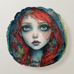 Goddess Brigid Rund Kudde