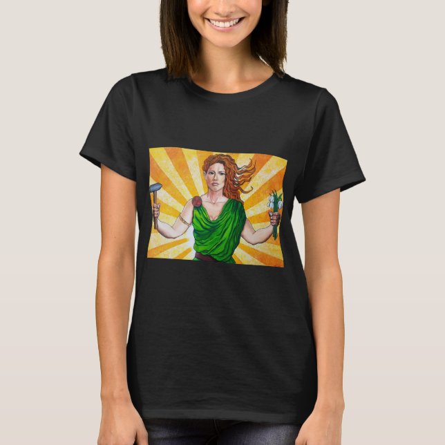 Goddess Brigid T-shirt (Framsida)