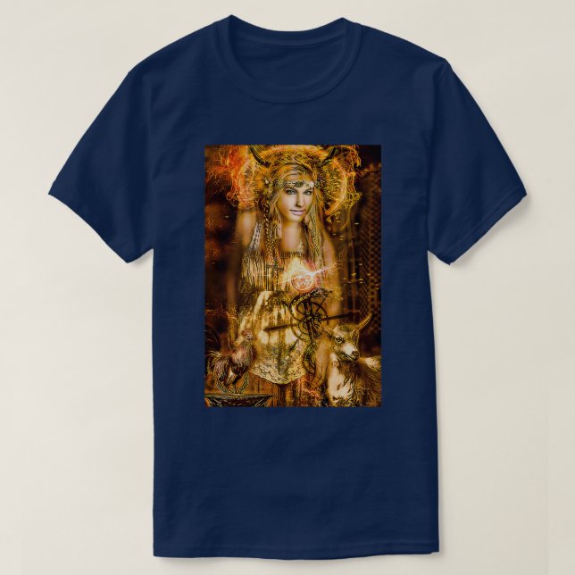 Goddess Brigid T T Shirt (Design framsida)