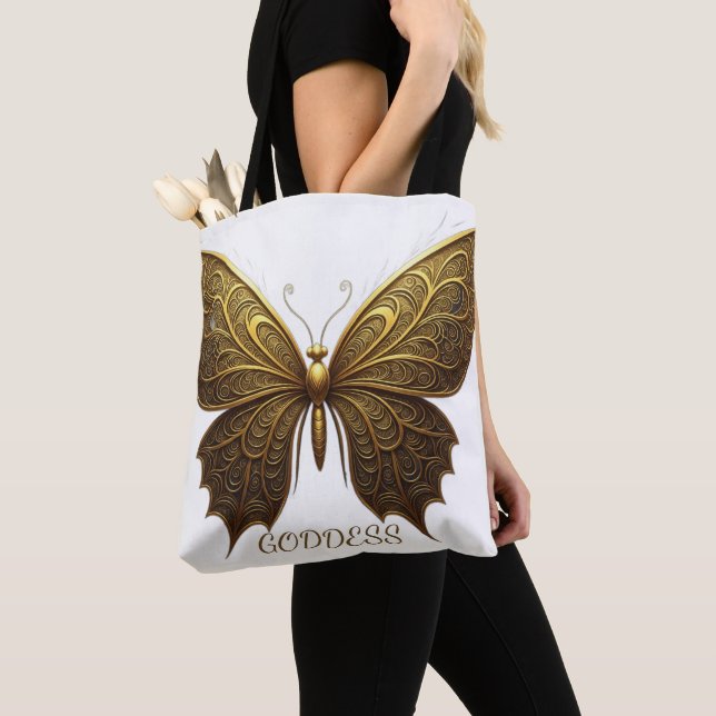 Goddess Butterfly Design Tygkasse (Närbild)