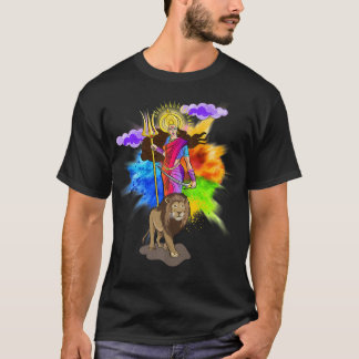 Goddess Durga Bengali Puja Hindu Religion Navratri T Shirt