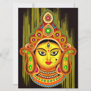 Goddess Durga (Dussehra Festival) Inbjudningar