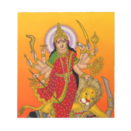 Goddess Durga Notepad Anteckningsblock