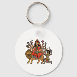Goddess Durga Nyckelring