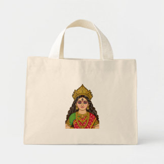 Goddess Durga Tote Bag Mini Tygkasse