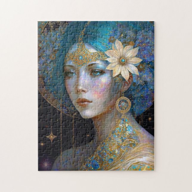 Goddess Fantasy Art Jigszle Puzzle Pussel (Vertikal)