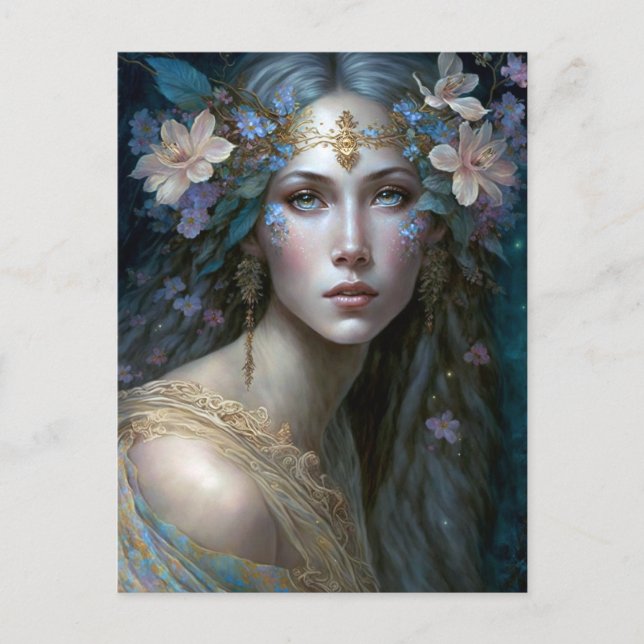 Goddess Fantasy Art Vykort (Framsida)