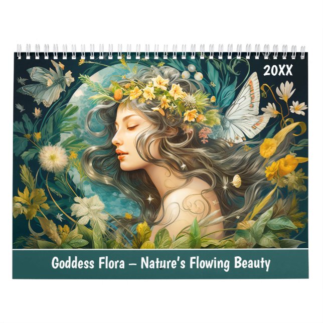 Goddess Flora – Nature’s Flowing Beauty Kalender (Omslag)