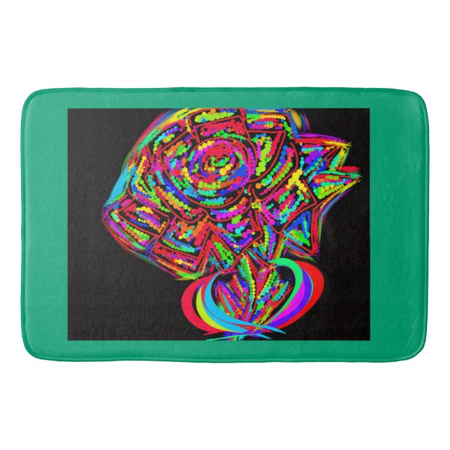 Goddess Flower Bath Mat Badrumsmatta (Framsidan)