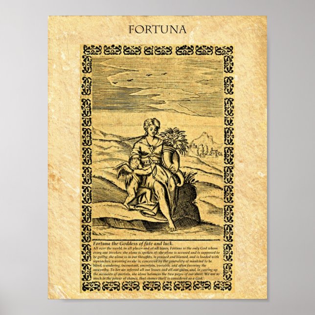 GODDESS FORTUNA POSTER (Framsidan)