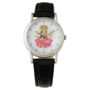 Goddess Gayatri Devi Hindu Gudom Armbandsur