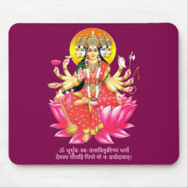 Goddess Gayatri Devi Hindu Gudom Gayatri Mantra Musmatta