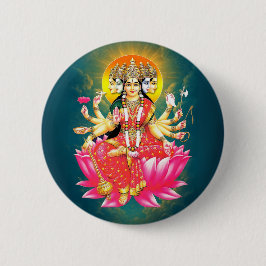 Goddess Gayatri Devi Hindu Gudom Knapp