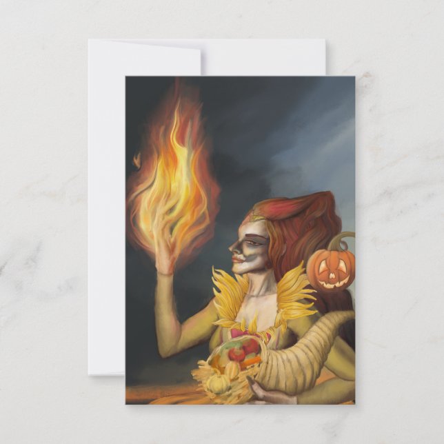 Goddess gudinna tack kort (Framsida)