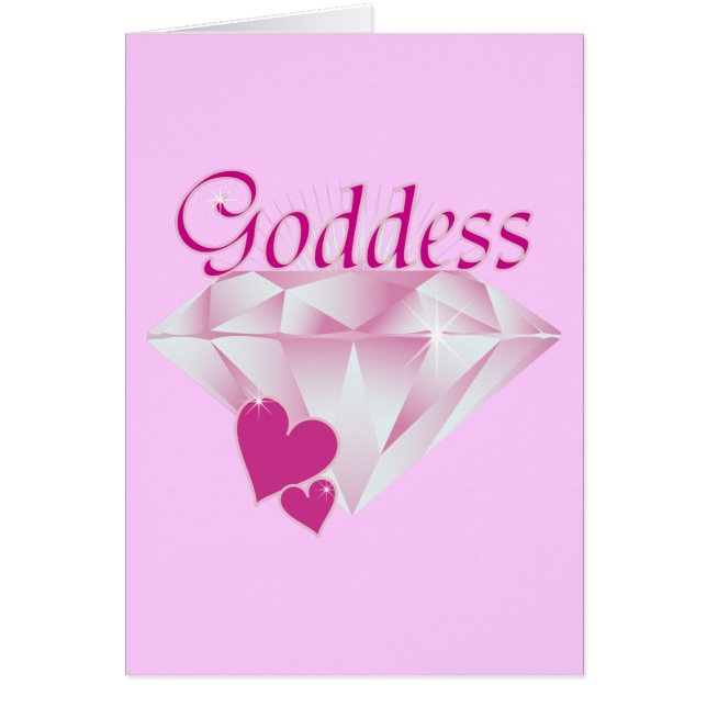 Goddess Hälsningskort (Framsidan)
