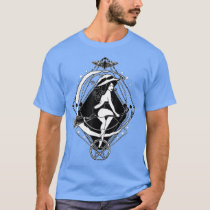 Goddess Hecate Tarot Card Triple Måne Wiccan P T Shirt