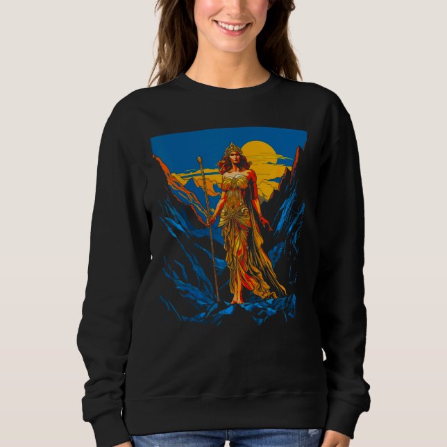 Goddess Hera Greek Mythology T Shirt (Framsida)