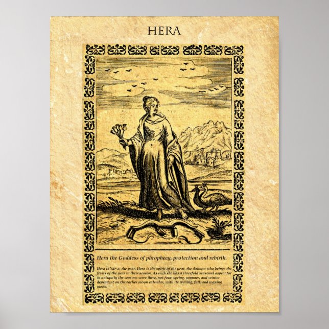 GODDESS HERA POSTER (Framsidan)
