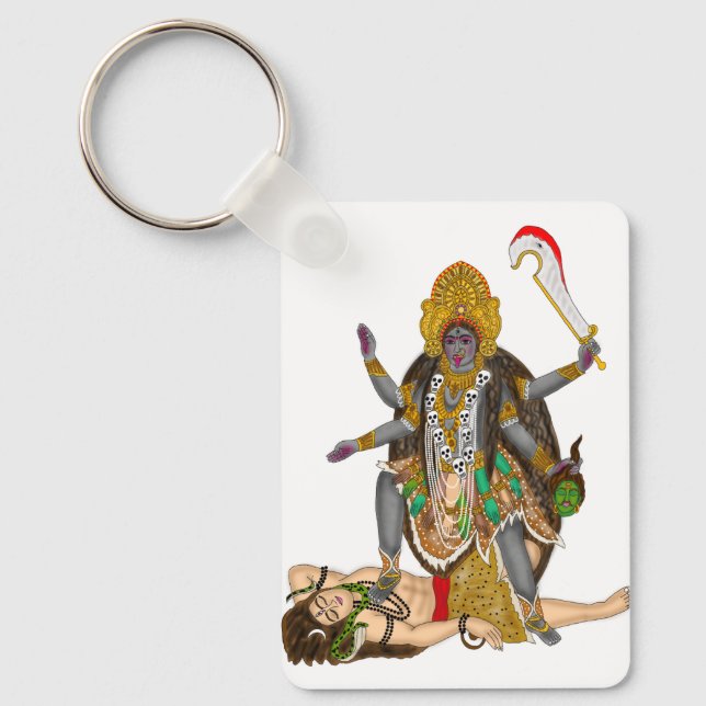 Goddess Kali Keychain Nyckelring (Framsida)