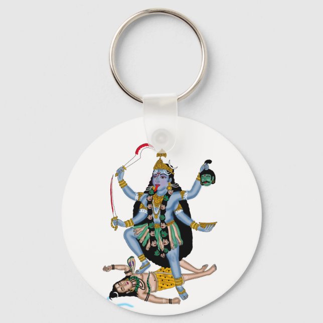Goddess Kali Keychain Nyckelring (Framsida)
