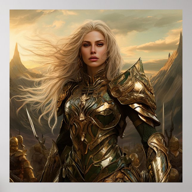 Goddess krigare poster (Framsidan)