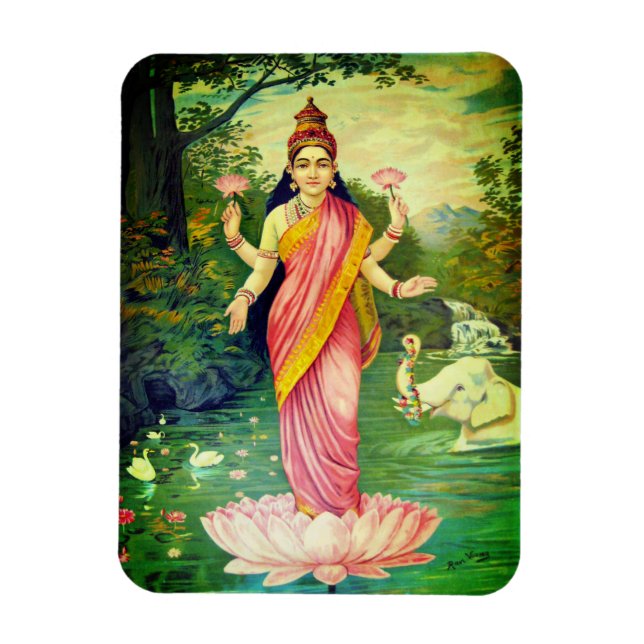 Goddess Lakshmi Magnet (Vertikal)