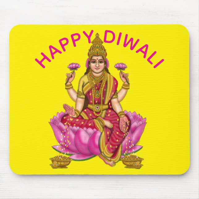 Goddess Lakshmi Mouse Pad Musmatta (Framsidan)